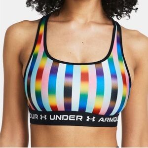 Women's UA Crossback Mid Pride Sports Bra